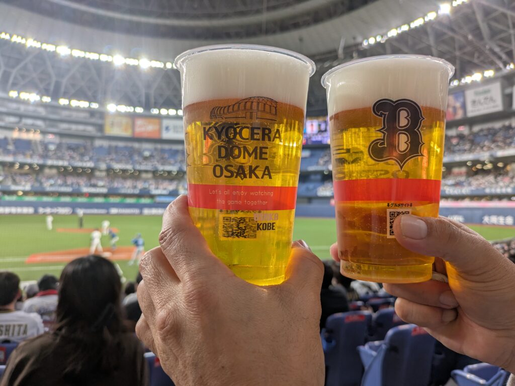 野球観戦京セラドームへ！