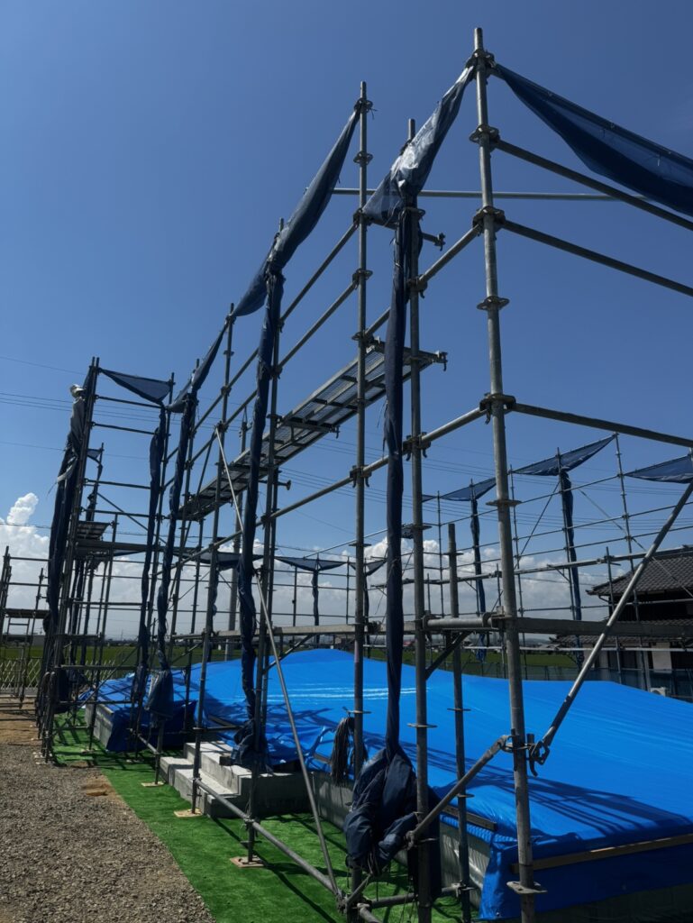 現場パトロール いよいよ上棟へ！