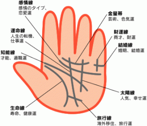 手相占い！